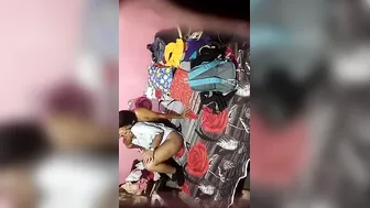 Young College Lovers Sneaking Home To Fuck While Parents Are Out