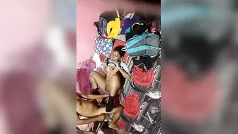 Young College Lovers Sneaking Home To Fuck While Parents Are Out