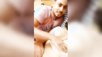 Desi Couple Filming Themselves Fucking In Selfie Style Homemade
