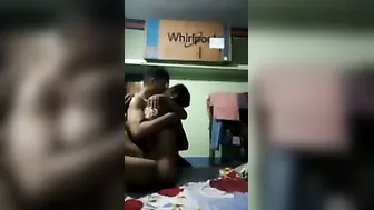 Amateur Pair From Village Recording Their Wild Bedroom Adventure