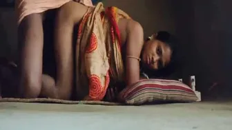 Neighbor Fucking His Bihari GF Rough Doggy On Her Bed