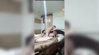 Young Couple From Hills Getting Wild In Their Room On Camera