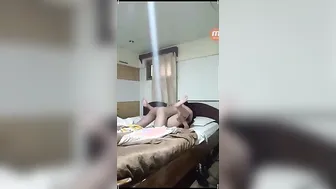 Young Couple From Hills Getting Wild In Their Room On Camera