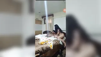 Young Couple From Hills Getting Wild In Their Room On Camera