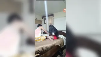 Young Couple From Hills Getting Wild In Their Room On Camera