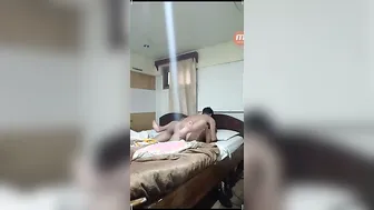 Young Couple From Hills Getting Wild In Their Room On Camera
