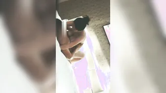 Hidden Camera Catching My Neighbor Having Fun In Her Flat