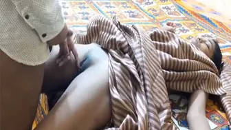Married Bhabhi Sucking And Fucking Husband After Kids Fall Asleep