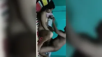 Young Couple Making Passionate Love In Their Small Apartment