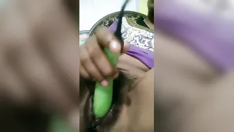 Horny Babe Desperate For Cock Pleasuring Herself At Home