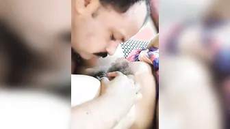 Eating Out My Hairy Indian GF In Homemade Sex Tape Tonight
