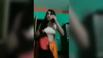 Bald Pussy Indian Babe Stripping Naked In Her Bedroom For Me