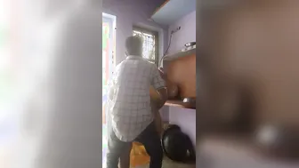 Young Guy Drilling His Bhabhi Hard While She Cooks In Kitchen