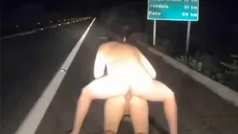My GF Riding Me Outdoors In Broad Daylight By Highway