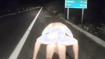 My GF Riding Me Outdoors In Broad Daylight By Highway