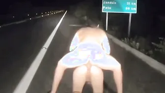 My GF Riding Me Outdoors In Broad Daylight By Highway