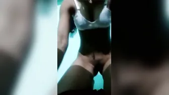 Young College GF Making Private Video In Her Hostel Room