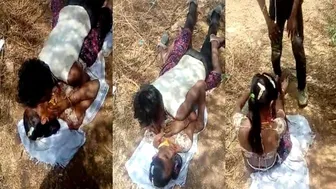 Village GF Getting Fucked Outdoors Near The Farmland Area