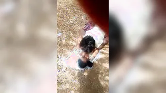 Village GF Getting Fucked Outdoors Near The Farmland Area