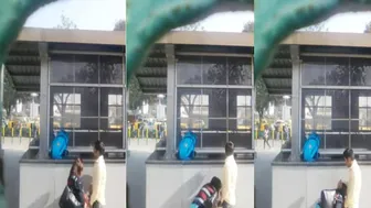 Office Colleagues Sneaking Outside For A Quick Fuck At Lunchtime