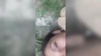 Village GF Getting Fucked Outside In Risky Encounter