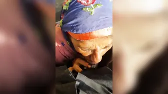 Married Woman Sucking A Stranger By The Roadside Late At Night