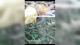 Village Whore Servicing Multiple Customers In Open Fields