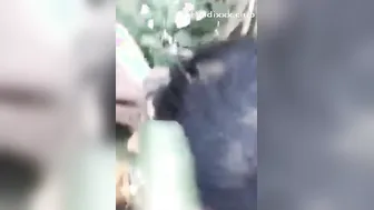 Village Whore Servicing Multiple Customers In Open Fields