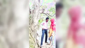 My GF Riding Me Raw Outdoors In Hidden Jungle Spot