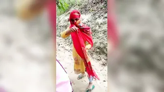 My GF Riding Me Raw Outdoors In Hidden Jungle Spot