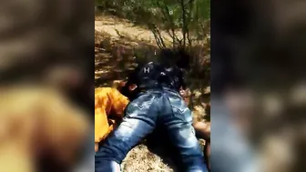 Young Desi Lovers Fucking Outdoors Caught By Local Villagers