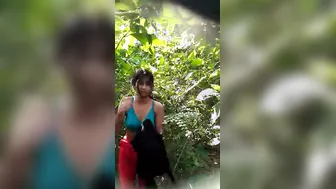 Young Desi Couple Caught Fucking Behind Bushes By Neighbors