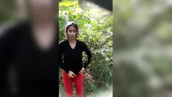 Young Desi Couple Caught Fucking Behind Bushes By Neighbors