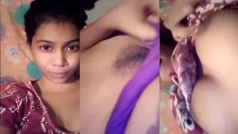 Cute Desi Teen Recording Her Tight Body For BF Mms