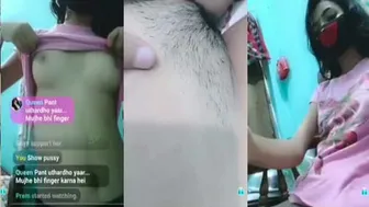 Indian Teen Babe Stripping Naked Live On Video Call Tonight