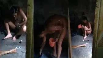 Married Bhabhi Bathing Naked Caught On Hidden Camera At Home