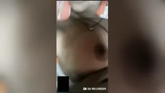 Cute Teen Flashing Her Boobs In Naughty Bathroom Selfie Video