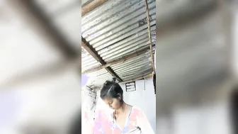 Fresh Village Teen Taking Naked Selfies Alone In Her Bedroom