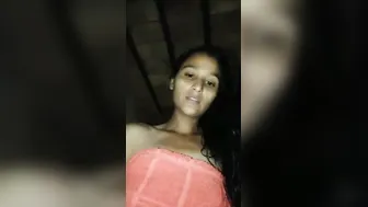 Young Village Babe Taking Nude Selfie Clips For Her BF