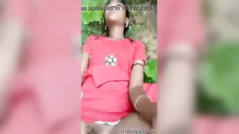 Desi GF Getting Banged By Her BF In The Woods