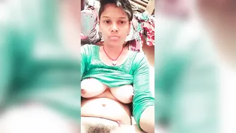 Hairy Pussy Village Babe Showing Off Her Curves On Hidden Cam