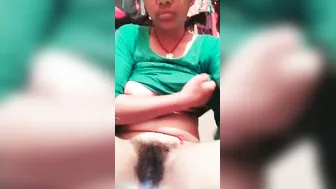 Hairy Pussy Village Babe Showing Off Her Curves On Hidden Cam