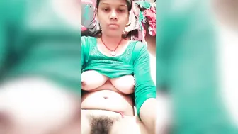 Hairy Pussy Village Babe Showing Off Her Curves On Hidden Cam