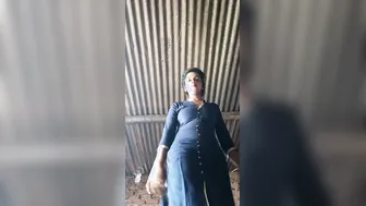 Young Village GF Taking Naked Bathroom Selfie Video Clip