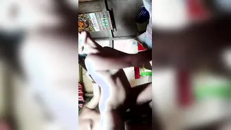 Tight Village Pussy Filled With Cum After Rough Fucking Session