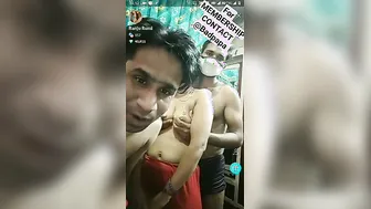 Threesome Desi Cam Show With Two Sluts Sharing One Hard Cock