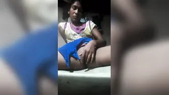 Teen Village Girl Playing With Her Tight Pussy On Selfie Cam