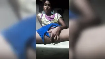 Teen Village Girl Playing With Her Tight Pussy On Selfie Cam