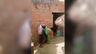 Village Wife Getting Pounded Hard Doggy Style In The Backyard
