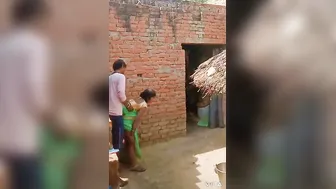 Village Wife Getting Pounded Hard Doggy Style In The Backyard